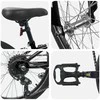 Kalnų Dviratis 24 Colių 6-Speed 8-12 metų Juoda
