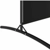 Kambario pertvara, 4 dalių, juodos spalvos, 698x180cm, audinys