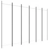 Kambario pertvara, 6 dalių, baltos spalvos, 300x200cm, audinys