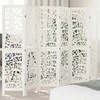 Kambario pertvara, 6 segmentai, balta, paulovnijos mediena
