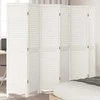 Kambario pertvara, 6 segmentai, balta, paulovnijos mediena