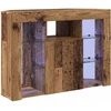 TV staliukas Kampinė LED televizoriaus spinta 100x40x68cm Senas medis