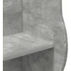Kampinė lentyna Betono pilka 34 x 33 x 102 cm Apdirbta mediena