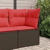 | Sodo sofa | su pagalve Ruda 62 x 62 x 69 cm poliratanas