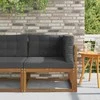 Lauko kampinis sofa Natūrali