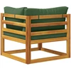 Kampinė sofa su pagalvėlėmis