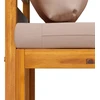 Kampinė sofa su pagalvėlėmis Natūrali