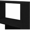 Spinta 2 pcs Juodas ąžuolas 85 x 85 x 140 cm Apdirbta mediena