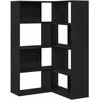 Spinta 2 pcs Juodas ąžuolas 85 x 85 x 140 cm Apdirbta mediena