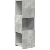 Kampinė spintelė 30,5x30x95cm Apdirbta mediena Betono pilka