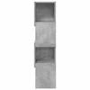 Kampinė spintelė Betono pilka 25,5x25x102cm Apdirbta mediena