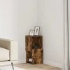 Kampinė spintelė Rūkyta ąžuolas 25,5x25x55cm Apdirbta mediena