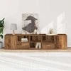 Kampinė spintelė, medienos spalvos, 200x40x45cm, mediena