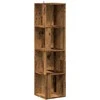 kampinė spintelė Old Wood 33x33x132 cm Engineered Wood