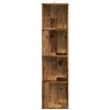 kampinė spintelė Old Wood 33x33x132 cm Engineered Wood