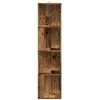 kampinė spintelė Old Wood 33x33x132 cm Engineered Wood
