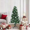 Kampinis dirbtinis Kalėdų medis Žalia 150 cm PVC ir metalas