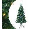 Kampinis dirbtinis Kalėdų medis Žalia 150 cm PVC ir metalas