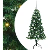 Kampinis dirbtinis Kalėdų medis Žalia 150 cm PVC ir metalas
