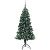 Kampinis dirbtinis Kalėdų medis Žalia 150 cm PVC ir metalas