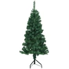 Kampinis dirbtinis Kalėdų medis Žalia 150 cm PVC ir metalas