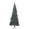 Kampinis dirbtinis Kalėdų medis Žalia 180 cm PVC ir metalas