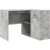 Kampinis rašomasis stalas Betono pilka 102 x 88 x 75 cm