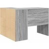 Kampinis rašomasis stalas Pilkas Sonoma 102 x 88 x 75 cm
