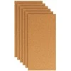 Kamščio plokštė 6 pcs 100 x 50 x 1 cm Kamščiamedžio žievė Ruda