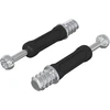 Kamščio varžtas 2 vnt. Sidabrinė ir juoda M6 x 40 mm Metalas