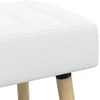 Kanalo paminkštintas suolas Balta 110 x 40 x 46 cm Audinys