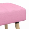 Kanalo paminkštintas suolas Rožinė 110 x 40 x 46 cm Audinys
