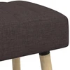 Kanalo paminkštintas suolas Tamsiai rudas 110 x 40 x 46 cm