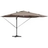 Skėtis nuo saulės Taupe 351 x 250 x 253 cm