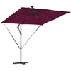 Skėtis nuo saulės Bordo raudona 249 x 249 x 250 cm
