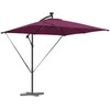 Skėtis nuo saulės Bordo raudona 249 x 249 x 250 cm