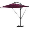 Skėtis nuo saulės Bordo raudona 249 x 249 x 250 cm