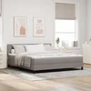Kiemas lova su galvūgalio Taupe 180 x 200 cm audinys
