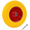 Karučio ratas su ašimi, 4.00-8 390 mm, tvirtas PU