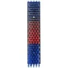 Karvių šepetys Raudona ir mėlyna 50 x 10 x 6.5 cm