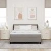 Kiemas lova su galvūgalio Taupe 200 x 140 cm audinys