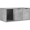 Katės narvo baldai Betono pilka 100 x 49 x 45 cm
