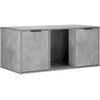 Katės narvo baldai Betono pilka 100 x 49 x 45 cm