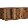 Katės narvo baldai Sendintos medienos 100 x 49 x 45 cm