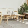 Kavos staliukas Ruda 110 x 50 x 43 cm bambukas