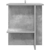 Kavos staliukas 2 pcs Betono pilka 40 x 30 x 49 cm