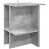 Kavos staliukas 2 pcs Betono pilka 40 x 30 x 49 cm