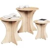 Kavos staliukas 3 pcs Natūrali