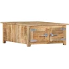 Kavos staliukas, 70x70x30cm, mango medienos masyvas
