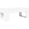 Kavos staliukas Balta 110 x 50 x 41 cm Apdirbta mediena